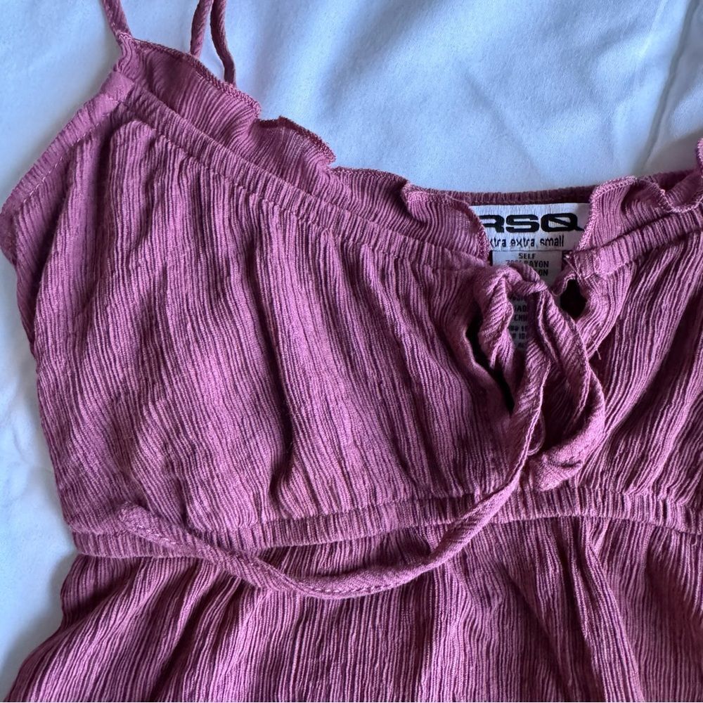 RSQ Mauve Ruffled Top - Picture 2 of 7